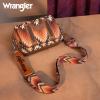 image:imageWrangler Aztec Crossbody Bag for Women Multi Pocket Shoulder Bag Boho Cross Body Wallet PurseAztecbrown