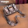 image:imageWrangler Aztec Crossbody Bag for Women Multi Pocket Shoulder Bag Boho Cross Body Wallet PurseAztecgrey