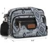 image:imageWrangler Aztec Crossbody Bags for Women Crossbody Purse Shoulder Handbag Crossover Bag with Two Replaceable StrapBlack