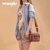 image:imageWrangler Aztec Crossbody Bags for Women Crossbody Purse Shoulder Handbag Crossover Bag with Two Replaceable StrapBrown