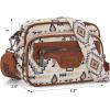 image:imageWrangler Aztec Crossbody Bags for Women Crossbody Purse Shoulder Handbag Crossover Bag with Two Replaceable StrapKhaki