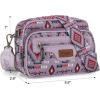 image:imageWrangler Aztec Crossbody Bags for Women Crossbody Purse Shoulder Handbag Crossover Bag with Two Replaceable StrapPurple