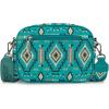 image:imageWrangler Aztec Crossbody Bags for Women Crossbody Purse Shoulder Handbag Crossover Bag with Two Replaceable StrapTurquoise