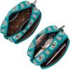 image:imageWrangler Aztec Crossbody Bags for Women Crossbody Purse Shoulder Handbag Crossover Bag with Two Replaceable StrapTurquoise