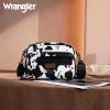 image:imageWrangler Crossbody Bag for Women Multi Pocket Crossover Bag Shoulder Pursea with Adjustable StrapAcow Print Black