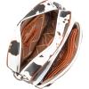 image:imageWrangler Crossbody Bag for Women Multi Pocket Crossover Bag Shoulder Pursea with Adjustable StrapAcow Print Brown