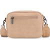 image:imageWrangler Crossbody Bag for Women Multi Pocket Crossover Bag Shoulder Pursea with Adjustable StrapBeige