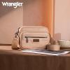 image:imageWrangler Crossbody Bag for Women Multi Pocket Crossover Bag Shoulder Pursea with Adjustable StrapBeige