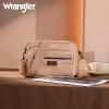 image:imageWrangler Crossbody Bag for Women Multi Pocket Crossover Bag Shoulder Pursea with Adjustable StrapBeige