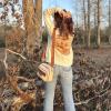 image:imageWrangler Crossbody Bag for Women Multi Pocket Crossover Bag Shoulder Pursea with Adjustable StrapBeigeBrown
