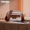 image:imageWrangler Crossbody Bag for Women Multi Pocket Crossover Bag Shoulder Pursea with Adjustable StrapBeigeBrown