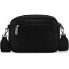 image:imageWrangler Crossbody Bag for Women Multi Pocket Crossover Bag Shoulder Pursea with Adjustable StrapBlack