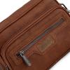 image:imageWrangler Crossbody Bag for Women Multi Pocket Crossover Bag Shoulder Pursea with Adjustable StrapDark Brown