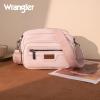 image:imageWrangler Crossbody Bag for Women Multi Pocket Crossover Bag Shoulder Pursea with Adjustable StrapPink