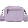 image:imageWrangler Crossbody Bag for Women Multi Pocket Crossover Bag Shoulder Pursea with Adjustable StrapPurple