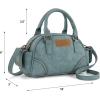 image:imageWrangler Dakota Small Crossbody Purse Vintage Top Handle Bag with Detachable StrapPocket Jean