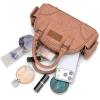 image:imageWrangler Dakota Small Crossbody Purse Vintage Top Handle Bag with Detachable StrapPocket Pink