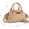 image:imageWrangler Dakota Small Crossbody Purse Vintage Top Handle Bag with Detachable StrapPocket Tan