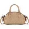 image:imageWrangler Dakota Small Crossbody Purse Vintage Top Handle Bag with Detachable StrapPocket Tan