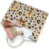 image:imageWrangler Laptop Bag 156 Inch Large Tote Bag Leopard Womens Computer Bags Briefcase Bags for Work with Detachable StrapLeopard Beige