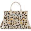 image:imageWrangler Laptop Bag 156 Inch Large Tote Bag Leopard Womens Computer Bags Briefcase Bags for Work with Detachable StrapLeopard Beige