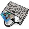 image:imageWrangler Laptop Bag 156 Inch Large Tote Bag Leopard Womens Computer Bags Briefcase Bags for Work with Detachable StrapLeopard Black