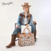 image:imageWrangler Laptop Bag 156 Inch Large Tote Bag Leopard Womens Computer Bags Briefcase Bags for Work with Detachable StrapLeopard Brown