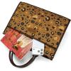 image:imageWrangler Laptop Bag 156 Inch Large Tote Bag Leopard Womens Computer Bags Briefcase Bags for Work with Detachable StrapLeopard Coffee