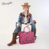 image:imageWrangler Laptop Bag 156 Inch Large Tote Bag Leopard Womens Computer Bags Briefcase Bags for Work with Detachable StrapLeopard Hot Pink