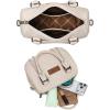 image:imageWrangler Satchel Bag Fringe Crossbody Purse Turquoise Top Handle Shoulder Bag with Detachable StrapBeige