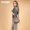 image:imageWrangler Satchel Bag Fringe Crossbody Purse Turquoise Top Handle Shoulder Bag with Detachable StrapKhaki