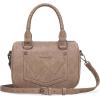 image:imageWrangler Satchel Bag Fringe Crossbody Purse Turquoise Top Handle Shoulder Bag with Detachable StrapKhaki