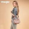 image:imageWrangler Satchel Bag Fringe Crossbody Purse Turquoise Top Handle Shoulder Bag with Detachable StrapPink