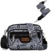image:imageWrangler Aztec Crossbody Bags for Women Crossbody Purse Shoulder Handbag Crossover Bag with Two Replaceable StrapBlack