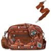 image:imageWrangler Aztec Crossbody Bags for Women Crossbody Purse Shoulder Handbag Crossover Bag with Two Replaceable StrapBrown