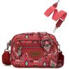 image:imageWrangler Aztec Crossbody Bags for Women Crossbody Purse Shoulder Handbag Crossover Bag with Two Replaceable StrapBurgundy