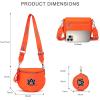image:imageNCAA Bum Bags for Women Crossbody amp Small Wallet Large Capacity Crossbody Bum Bag Belt Bag for Gift Game Day TravelAUOrange