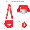 image:imageNCAA Bum Bags for Women Crossbody amp Small Wallet Large Capacity Crossbody Bum Bag Belt Bag for Gift Game Day TravelSMURed