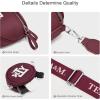 image:imageNCAA Bum Bags for Women Crossbody amp Small Wallet Large Capacity Crossbody Bum Bag Belt Bag for Gift Game Day TravelTAMBurgundy