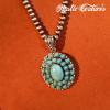 image:imageRustic Coutures Western Turquoise Necklace Jewelry for Women Cowgirl Vintage NecklaceLBlue