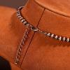 image:imageRustic Coutures Western Turquoise Necklace Jewelry for Women Cowgirl Vintage NecklaceOval ConchoWhite Turquoise