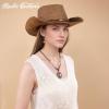 image:imageRustic Coutures Western Turquoise Necklace Jewelry for Women Cowgirl Vintage NecklaceOval ConchoWhite Turquoise