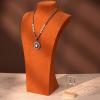image:imageRustic Coutures Western Turquoise Necklace Jewelry for Women Cowgirl Vintage NecklaceOval ConchoWhite Turquoise