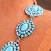 image:imageRustic Coutures Western Turquoise Necklace Jewelry for Women Cowgirl Vintage NecklaceRTurquoise