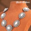 image:imageRustic Coutures Western Turquoise Necklace Jewelry for Women Cowgirl Vintage NecklaceRWhite
