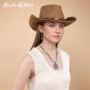 image:imageRustic Coutures Western Turquoise Necklace Jewelry for Women Cowgirl Vintage NecklaceRound ConchoTurquoise