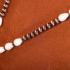 image:imageRustic Coutures Western Turquoise Necklace Jewelry for Women Cowgirl Vintage NecklaceRound ConchoWhite Turquoise