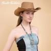 image:imageRustic Coutures Western Turquoise Necklace Jewelry for Women Cowgirl Vintage NecklaceWildTurquoise