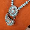 image:imageRustic Coutures Western Turquoise Necklace Jewelry for Women Cowgirl Vintage NecklaceWildTurquoise