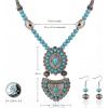 image:imageRustic Coutures Western Turquoise Necklace Jewelry for Women Cowgirl Vintage NecklaceWildTurquoise